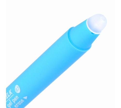 Ручка стираемая гелевая с грипом BRAUBERG "SOFT&SILK FRUITY", СИНЯЯ, корпус ассорти, узел 0,7 мм, 143254