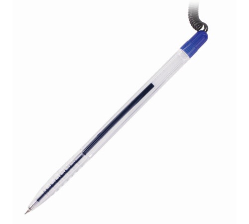 Ручка шариковая настольная BRAUBERG "Counter Pen", СИНЯЯ, пружинка, корпус синий, 0,5 мм, 143259 Ручка шариковая настольная BRAUBERG "Counter Pen", СИНЯЯ, пружинка, корпус синий, 0,5 мм, 143259