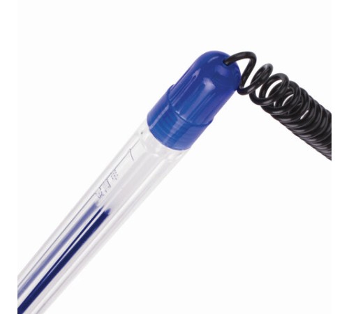 Ручка шариковая настольная BRAUBERG "Counter Pen", СИНЯЯ, пружинка, корпус синий, 0,5 мм, 143259 Ручка шариковая настольная BRAUBERG "Counter Pen", СИНЯЯ, пружинка, корпус синий, 0,5 мм, 143259