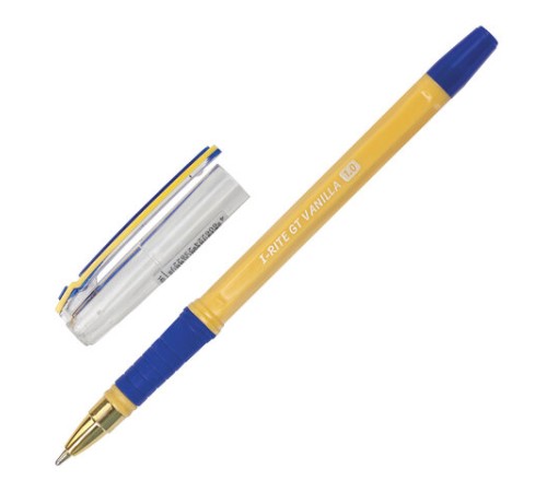 Ручка шариковая масляная с грипом BRAUBERG "i-Rite GT Vanilla", СИНЯЯ, корпус кремовый, узел 1 мм, 143304 Ручка шариковая масляная с грипом BRAUBERG "i-Rite GT Vanilla", СИНЯЯ, корпус кремовый, узел 1 мм, 143304