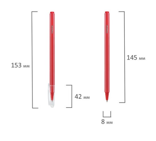 Ручки шариковые ПИФАГОР 