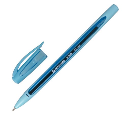 Ручка шариковая масляная BRAUBERG "BOMB GT Pastel", СИНЯЯ, прорезиненный корпус ассорти, узел 0,7 мм, линия письма 0,35 мм, 143347 Ручка шариковая масляная BRAUBERG "BOMB GT Pastel", СИНЯЯ, прорезиненный корпус ассорти, узел 0,7 мм, линия письма 0,35 мм, 143347