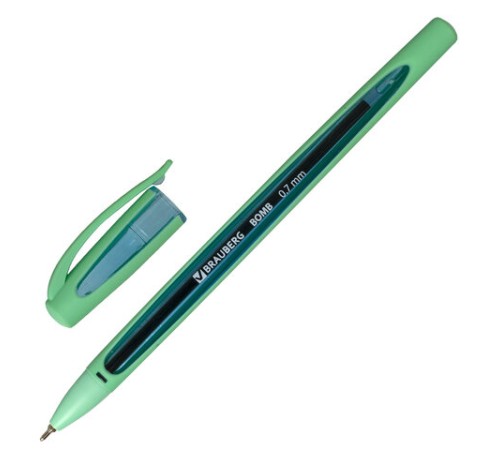 Ручка шариковая масляная BRAUBERG "BOMB GT Pastel", СИНЯЯ, прорезиненный корпус ассорти, узел 0,7 мм, линия письма 0,35 мм, 143347 Ручка шариковая масляная BRAUBERG "BOMB GT Pastel", СИНЯЯ, прорезиненный корпус ассорти, узел 0,7 мм, линия письма 0,35 мм, 143347