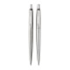 Набор PARKER "Jotter Stainless Steel CT": шариковая ручка синяя и механический карандаш, 2093256