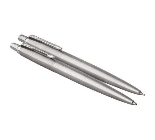 Набор PARKER "Jotter Stainless Steel CT": шариковая ручка синяя и механический карандаш, 2093256 Набор PARKER "Jotter Stainless Steel CT": шариковая ручка синяя и механический карандаш, 2093256
