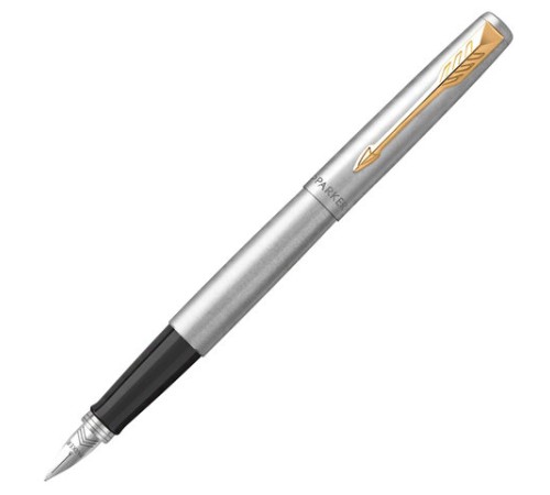 Набор PARKER "Jotter Stainless Steel GT": шариковая ручка синяя и перьевая ручка, 2093257 Набор PARKER "Jotter Stainless Steel GT": шариковая ручка синяя и перьевая ручка, 2093257