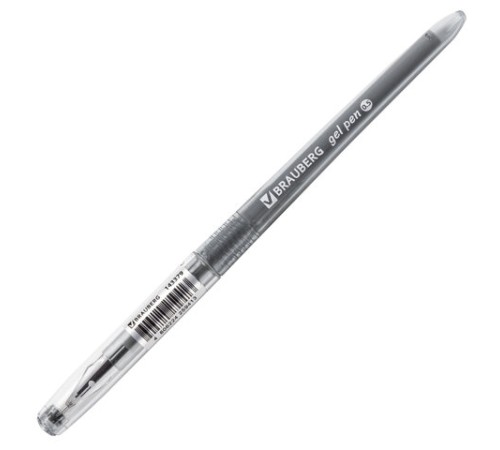Ручка гелевая BRAUBERG DIAMOND, ЧЕРНАЯ, игольчатый узел 0,5 мм, линия письма 0,25 мм, 143379 Ручка гелевая BRAUBERG DIAMOND, ЧЕРНАЯ, игольчатый узел 0,5 мм, линия письма 0,25 мм, 143379