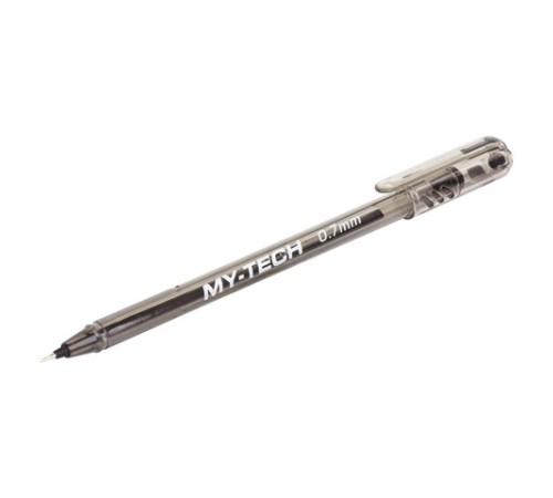 Ручка шариковая масляная PENSAN "My-Tech", ЧЕРНАЯ, игольчатый узел 0,7 мм, линия письма 0,35 мм, 2240/25