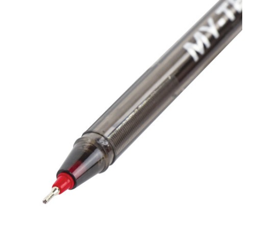 Ручка шариковая масляная PENSAN "My-Tech", КРАСНАЯ, игольчатый узел 0,7 мм, линия письма 0,35 мм, 2240/25 Ручка шариковая масляная PENSAN "My-Tech", КРАСНАЯ, игольчатый узел 0,7 мм, линия письма 0,35 мм, 2240/25