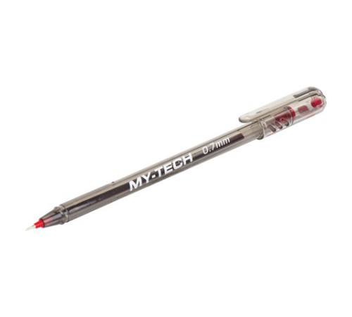 Ручка шариковая масляная PENSAN "My-Tech", КРАСНАЯ, игольчатый узел 0,7 мм, линия письма 0,35 мм, 2240/25 Ручка шариковая масляная PENSAN "My-Tech", КРАСНАЯ, игольчатый узел 0,7 мм, линия письма 0,35 мм, 2240/25