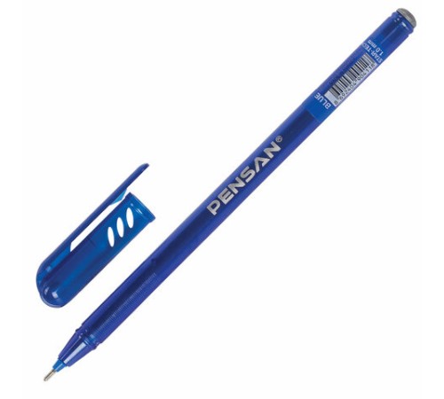 Ручка шариковая масляная PENSAN Star Tech, СИНЯЯ, игольчатый узел 1 мм, линия 0,8 мм, 2260/12 Ручка шариковая масляная PENSAN Star Tech, СИНЯЯ, игольчатый узел 1 мм, линия 0,8 мм, 2260/12