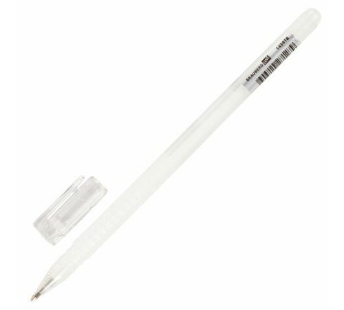 Ручка гелевая BRAUBERG Art Classic, БЕЛАЯ, корпус тонированный белый, узел 1мм, линия 0,5мм, 143418 Ручка гелевая BRAUBERG Art Classic, БЕЛАЯ, корпус тонированный белый, узел 1мм, линия 0,5мм, 143418