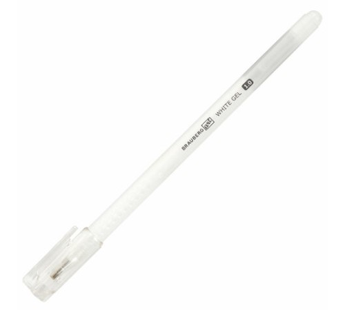 Ручка гелевая BRAUBERG Art Classic, БЕЛАЯ, корпус тонированный белый, узел 1мм, линия 0,5мм, 143418 Ручка гелевая BRAUBERG Art Classic, БЕЛАЯ, корпус тонированный белый, узел 1мм, линия 0,5мм, 143418