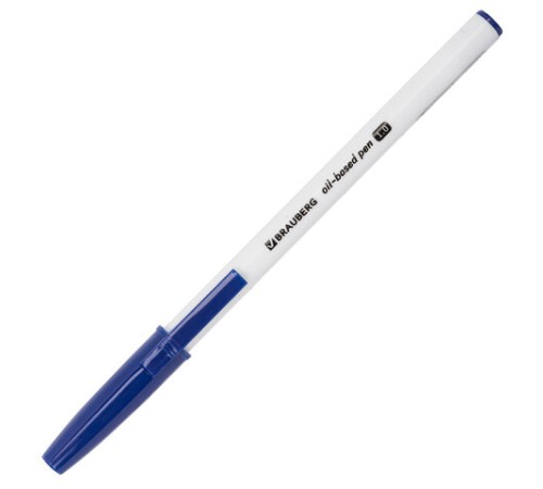 Ручка шариковая масляная BRAUBERG Stick Medium, СИНЯЯ, узел 1 мм, линия письма 0,5 мм, 143419 Ручка шариковая масляная BRAUBERG Stick Medium, СИНЯЯ, узел 1 мм, линия письма 0,5 мм, 143419