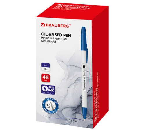 Ручка шариковая масляная BRAUBERG Stick Medium, СИНЯЯ, узел 1 мм, линия письма 0,5 мм, 143419 Ручка шариковая масляная BRAUBERG Stick Medium, СИНЯЯ, узел 1 мм, линия письма 0,5 мм, 143419