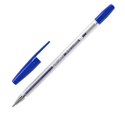 Ручка шариковая BRAUBERG "M-500 CLASSIC", СИНЯЯ, корпус прозрачный, узел 0,7 мм, линия письма 0,35 мм, 143444 Ручка шариковая BRAUBERG "M-500 CLASSIC", СИНЯЯ, корпус прозрачный, узел 0,7 мм, линия письма 0,35 мм, 143444