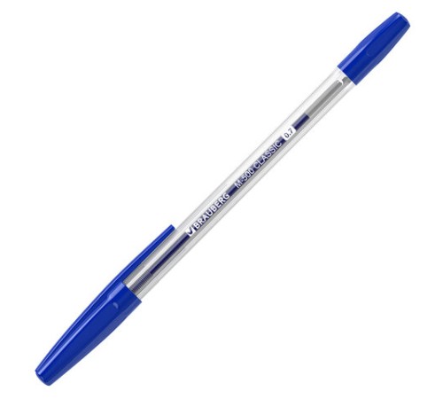 Ручка шариковая BRAUBERG "M-500 CLASSIC", СИНЯЯ, корпус прозрачный, узел 0,7 мм, линия письма 0,35 мм, 143444 Ручка шариковая BRAUBERG "M-500 CLASSIC", СИНЯЯ, корпус прозрачный, узел 0,7 мм, линия письма 0,35 мм, 143444