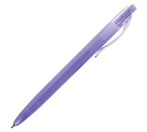 Ручка шариковая автоматическая BRAUBERG "PASTEL", СИНЯЯ, корпус ассорти, 0,7 мм, линия письма 0,35 мм, 143456