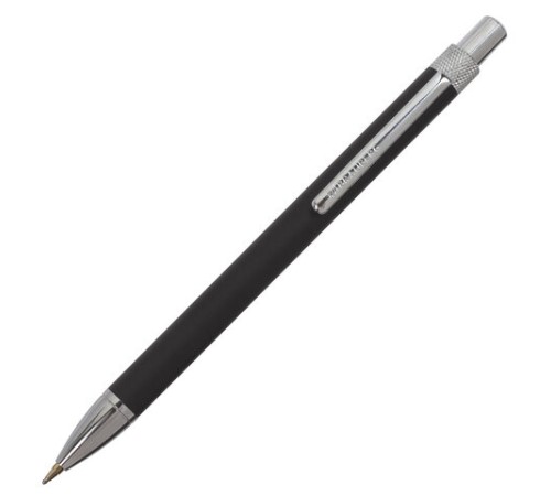 Ручка подарочная шариковая BRAUBERG "Allegro", СИНЯЯ, корпус черный с хромированными деталями, линия письма 0,5 мм, 143491 Ручка подарочная шариковая BRAUBERG "Allegro", СИНЯЯ, корпус черный с хромированными деталями, линия письма 0,5 мм, 143491