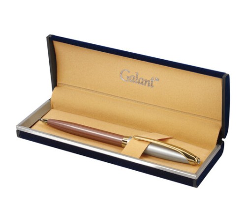 Ручка подарочная шариковая GALANT "DECORO ROSE", корпус хром/розовый, детали золотистые, узел 0,7 мм, синяя, 143505