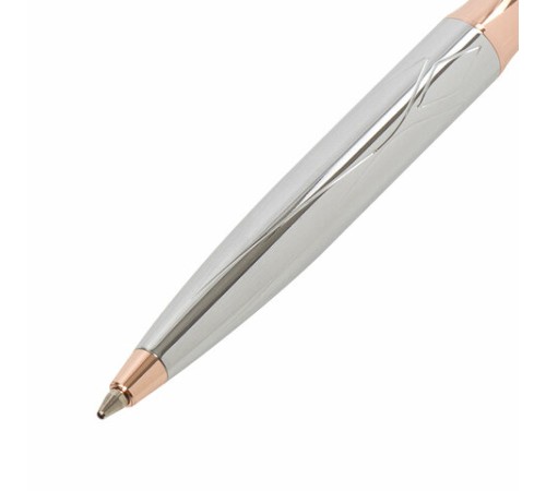 Ручка подарочная шариковая GALANT "NUANCE SILVER", корпус серебристый, детали розовое золото, узел 0,7 мм, синяя, 143520 Ручка подарочная шариковая GALANT "NUANCE SILVER", корпус серебристый, детали розовое золото, узел 0,7 мм, синяя, 143520