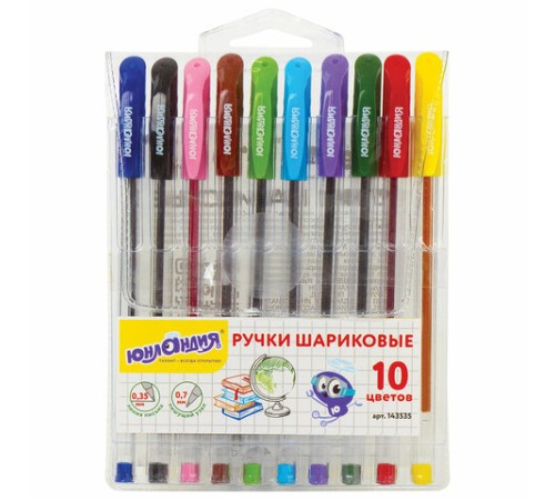 Ручки шариковые масляные ЮНЛАНДИЯ 