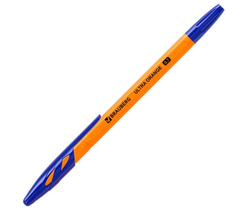 Ручка шариковая BRAUBERG "ULTRA ORANGE", СИНЯЯ, узел 0,7 мм, чернила ГЕРМАНИЯ, наконечник ШВЕЙЦАРИЯ, 143562 Ручка шариковая BRAUBERG "ULTRA ORANGE", СИНЯЯ, узел 0,7 мм, чернила ГЕРМАНИЯ, наконечник ШВЕЙЦАРИЯ, 143562