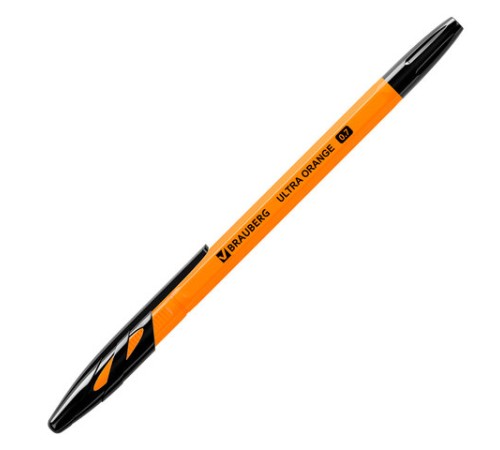 Ручка шариковая BRAUBERG "ULTRA ORANGE", ЧЕРНАЯ, узел 0,7 мм, чернила ГЕРМАНИЯ, наконечник ШВЕЙЦАРИЯ, 143563 Ручка шариковая BRAUBERG "ULTRA ORANGE", ЧЕРНАЯ, узел 0,7 мм, чернила ГЕРМАНИЯ, наконечник ШВЕЙЦАРИЯ, 143563
