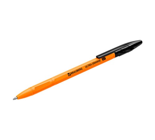Ручка шариковая BRAUBERG "ULTRA ORANGE", ЧЕРНАЯ, узел 0,7 мм, чернила ГЕРМАНИЯ, наконечник ШВЕЙЦАРИЯ, 143563 Ручка шариковая BRAUBERG "ULTRA ORANGE", ЧЕРНАЯ, узел 0,7 мм, чернила ГЕРМАНИЯ, наконечник ШВЕЙЦАРИЯ, 143563