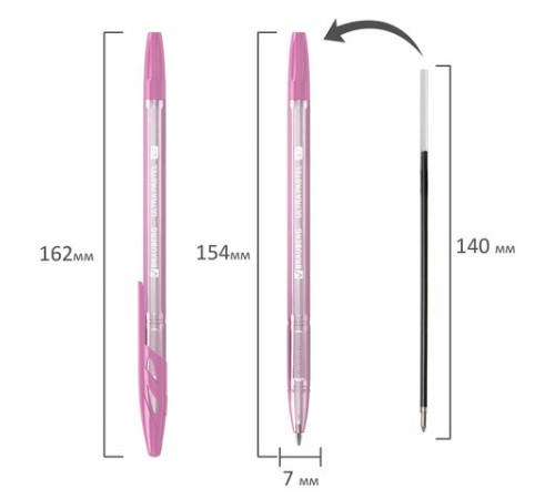 Ручка шариковая BRAUBERG "ULTRA PASTEL", СИНЯЯ, узел 0,7 мм, чернила ГЕРМАНИЯ, наконечник ШВЕЙЦАРИЯ, 143568 Ручка шариковая BRAUBERG "ULTRA PASTEL", СИНЯЯ, узел 0,7 мм, чернила ГЕРМАНИЯ, наконечник ШВЕЙЦАРИЯ, 143568