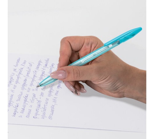 Ручка шариковая BRAUBERG "ULTRA PASTEL", СИНЯЯ, узел 0,7 мм, чернила ГЕРМАНИЯ, наконечник ШВЕЙЦАРИЯ, 143568 Ручка шариковая BRAUBERG "ULTRA PASTEL", СИНЯЯ, узел 0,7 мм, чернила ГЕРМАНИЯ, наконечник ШВЕЙЦАРИЯ, 143568