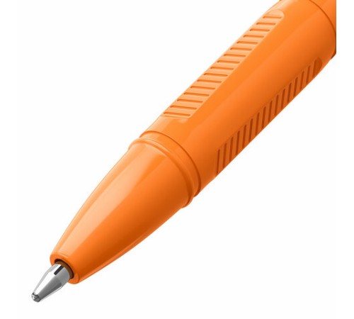 Ручки шариковые BRAUBERG "ULTRA ORANGE", СИНИЕ, НАБОР 10 штук, корпус оранжевый, узел 0,7 мм, 143571
