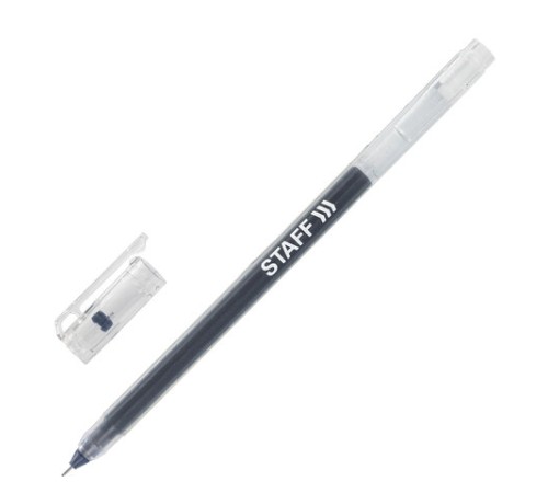 Ручка гелевая STAFF "EVERYDAY" GP-673, ЧЕРНАЯ, длина письма 1000 м, игольчатый узел 0,5 мм, линия письма 0,35 мм, 143673 Ручка гелевая STAFF "EVERYDAY" GP-673, ЧЕРНАЯ, длина письма 1000 м, игольчатый узел 0,5 мм, линия письма 0,35 мм, 143673