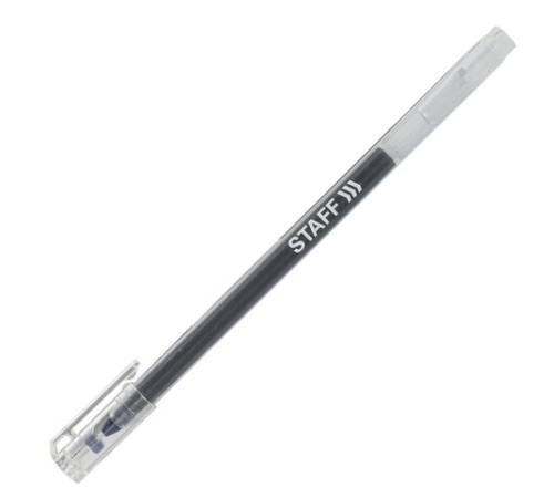 Ручка гелевая STAFF "EVERYDAY" GP-673, ЧЕРНАЯ, длина письма 1000 м, игольчатый узел 0,5 мм, линия письма 0,35 мм, 143673 Ручка гелевая STAFF "EVERYDAY" GP-673, ЧЕРНАЯ, длина письма 1000 м, игольчатый узел 0,5 мм, линия письма 0,35 мм, 143673