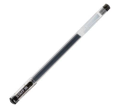 Ручка гелевая STAFF "Basic" GP-675, ЧЕРНАЯ, длина письма 1000 м, игольчатый узел 0,5 мм, линия письма 0,35 мм, 143675 Ручка гелевая STAFF "Basic" GP-675, ЧЕРНАЯ, длина письма 1000 м, игольчатый узел 0,5 мм, линия письма 0,35 мм, 143675
