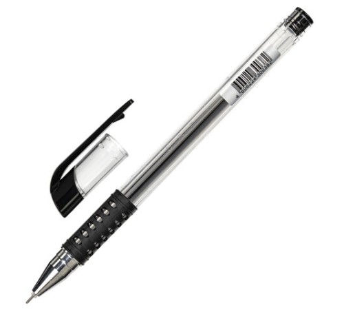 Ручка гелевая с грипом STAFF "Basic Needle" GP-679, ЧЕРНАЯ, игольчатый узел 0,5 мм, линия письма 0,35 мм, 143679 Ручка гелевая с грипом STAFF "Basic Needle" GP-679, ЧЕРНАЯ, игольчатый узел 0,5 мм, линия письма 0,35 мм, 143679