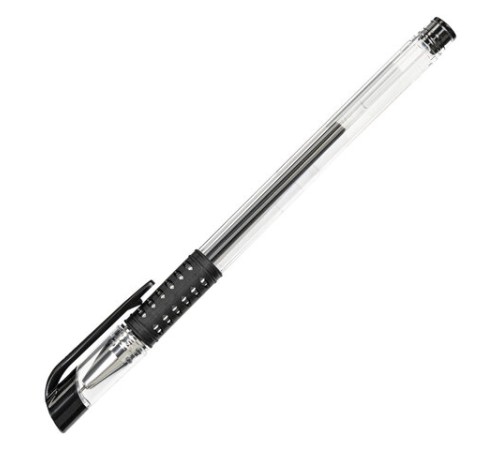 Ручка гелевая с грипом STAFF "Basic Needle" GP-679, ЧЕРНАЯ, игольчатый узел 0,5 мм, линия письма 0,35 мм, 143679 Ручка гелевая с грипом STAFF "Basic Needle" GP-679, ЧЕРНАЯ, игольчатый узел 0,5 мм, линия письма 0,35 мм, 143679