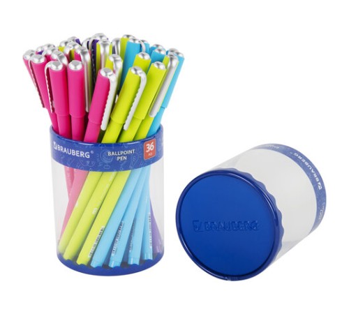 Ручка шариковая BRAUBERG SOFT TOUCH STICK "NEON", СИНЯЯ, мягкое покрытие, корпус ассорти, узел 0,7 мм, 143697 Ручка шариковая BRAUBERG SOFT TOUCH STICK "NEON", СИНЯЯ, мягкое покрытие, корпус ассорти, узел 0,7 мм, 143697