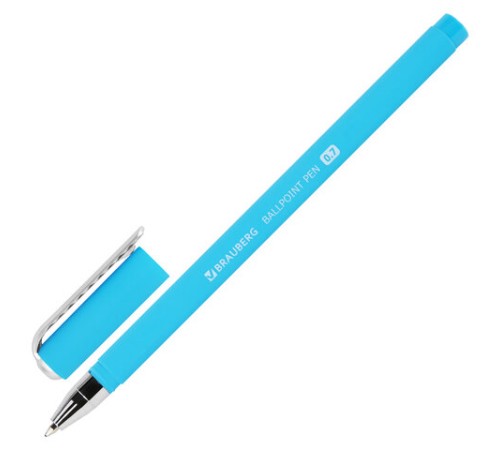 Ручка шариковая BRAUBERG SOFT TOUCH STICK "NEON", СИНЯЯ, мягкое покрытие, корпус ассорти, узел 0,7 мм, 143697 Ручка шариковая BRAUBERG SOFT TOUCH STICK "NEON", СИНЯЯ, мягкое покрытие, корпус ассорти, узел 0,7 мм, 143697