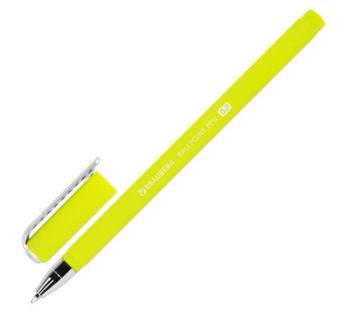 Ручка шариковая BRAUBERG SOFT TOUCH STICK "NEON", СИНЯЯ, мягкое покрытие, корпус ассорти, узел 0,7 мм, 143697 Ручка шариковая BRAUBERG SOFT TOUCH STICK "NEON", СИНЯЯ, мягкое покрытие, корпус ассорти, узел 0,7 мм, 143697