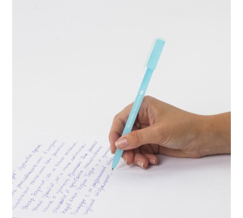 Ручка шариковая BRAUBERG SOFT TOUCH STICK "PASTEL" СИНЯЯ, мягкое покрытие, корпус ассорти, узел 0,7 мм, 143698 Ручка шариковая BRAUBERG SOFT TOUCH STICK "PASTEL" СИНЯЯ, мягкое покрытие, корпус ассорти, узел 0,7 мм, 143698