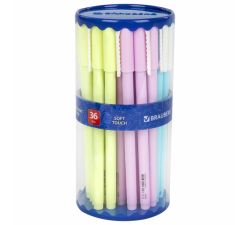 Ручка шариковая BRAUBERG SOFT TOUCH STICK "PASTEL" СИНЯЯ, мягкое покрытие, корпус ассорти, узел 0,7 мм, 143698 Ручка шариковая BRAUBERG SOFT TOUCH STICK "PASTEL" СИНЯЯ, мягкое покрытие, корпус ассорти, узел 0,7 мм, 143698