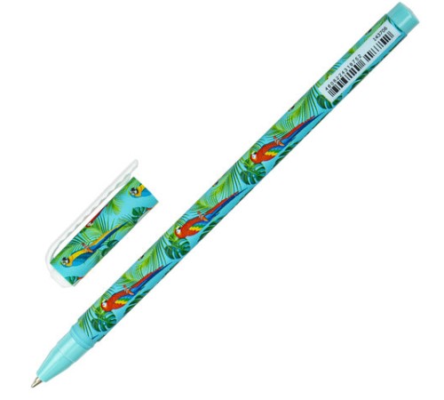 Ручка шариковая BRAUBERG SOFT TOUCH STICK "PARROTS", СИНЯЯ, мягкое покрытие, узел 0,7 мм, 143706 Ручка шариковая BRAUBERG SOFT TOUCH STICK "PARROTS", СИНЯЯ, мягкое покрытие, узел 0,7 мм, 143706