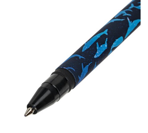 Ручка шариковая BRAUBERG SOFT TOUCH STICK "WHALE", СИНЯЯ, мягкое покрытие, узел 0,7 мм, 143709 Ручка шариковая BRAUBERG SOFT TOUCH STICK "WHALE", СИНЯЯ, мягкое покрытие, узел 0,7 мм, 143709