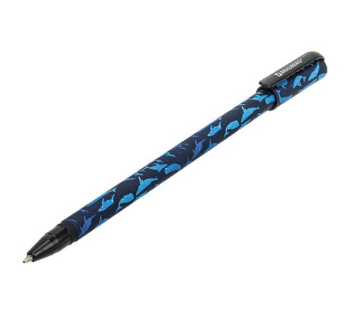 Ручка шариковая BRAUBERG SOFT TOUCH STICK "WHALE", СИНЯЯ, мягкое покрытие, узел 0,7 мм, 143709 Ручка шариковая BRAUBERG SOFT TOUCH STICK "WHALE", СИНЯЯ, мягкое покрытие, узел 0,7 мм, 143709
