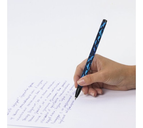 Ручка шариковая BRAUBERG SOFT TOUCH STICK "WHALE", СИНЯЯ, мягкое покрытие, узел 0,7 мм, 143709 Ручка шариковая BRAUBERG SOFT TOUCH STICK "WHALE", СИНЯЯ, мягкое покрытие, узел 0,7 мм, 143709