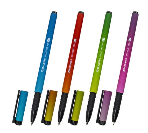 Ручка шариковая BRAUBERG SOFT TOUCH GRIP "GRADE NEON", СИНЯЯ, мягкое покрытие, ассорти, узел 0,7 мм, 143710 Ручка шариковая BRAUBERG SOFT TOUCH GRIP "GRADE NEON", СИНЯЯ, мягкое покрытие, ассорти, узел 0,7 мм, 143710