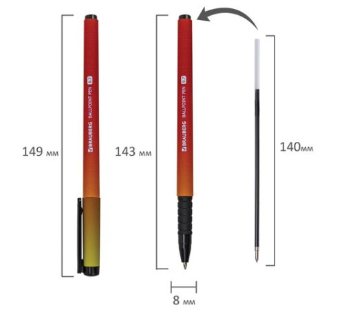 Ручка шариковая BRAUBERG SOFT TOUCH GRIP "GRADE NEON", СИНЯЯ, мягкое покрытие, ассорти, узел 0,7 мм, 143710 Ручка шариковая BRAUBERG SOFT TOUCH GRIP "GRADE NEON", СИНЯЯ, мягкое покрытие, ассорти, узел 0,7 мм, 143710
