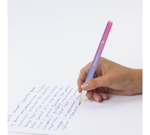 Ручка шариковая BRAUBERG SOFT TOUCH GRIP "GRADE PASTEL", СИНЯЯ, мягкое покрытие, ассорти, узел 0,7 мм, 143711 Ручка шариковая BRAUBERG SOFT TOUCH GRIP "GRADE PASTEL", СИНЯЯ, мягкое покрытие, ассорти, узел 0,7 мм, 143711