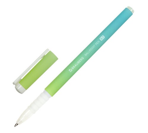 Ручка шариковая BRAUBERG SOFT TOUCH GRIP "GRADE PASTEL", СИНЯЯ, мягкое покрытие, ассорти, узел 0,7 мм, 143711 Ручка шариковая BRAUBERG SOFT TOUCH GRIP "GRADE PASTEL", СИНЯЯ, мягкое покрытие, ассорти, узел 0,7 мм, 143711